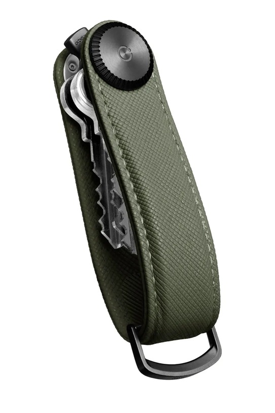 Lifestyle Orbitkey organizer na klucze ze skóry naturalnej KPR1.OLV.113 zielony