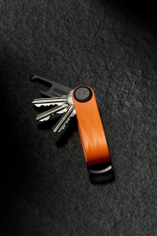 Orbitkey organizer na klucze z tworzywa sztucznego pomarańczowy KAT3.TNG.103