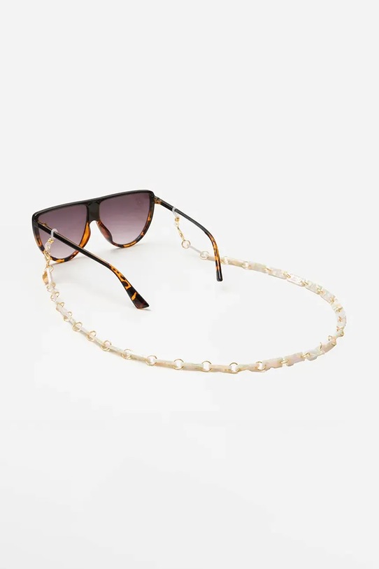 LaCoqueFrançaise łańcuszek do okularów 72 cm żółty LE318646