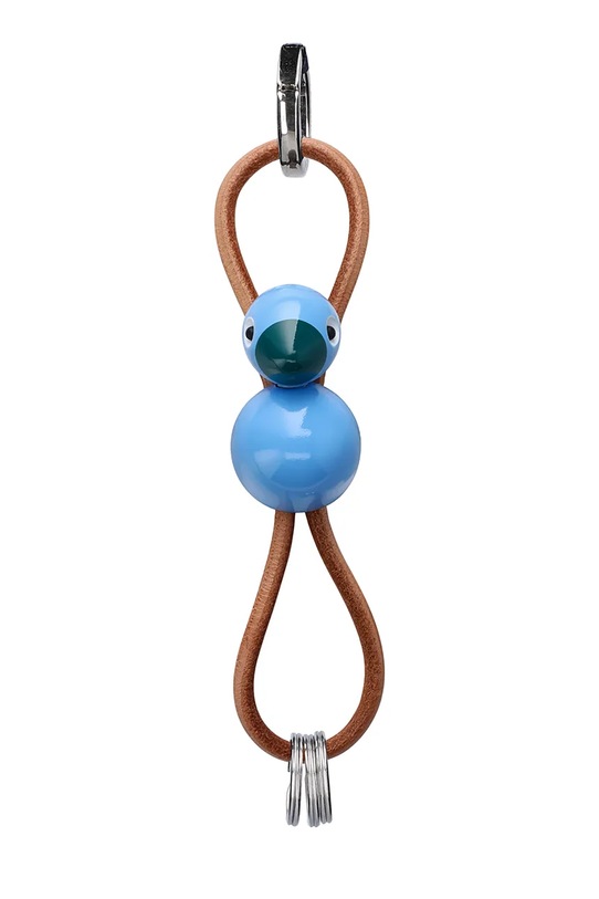Kähler brelok z drewna bukowego 39853 niebieski AA00