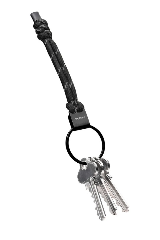 Orbitkey brelok z tworzywa sztucznego 13,5 x 3,2 x 1,1 cm czarny PUL1.BLK.111