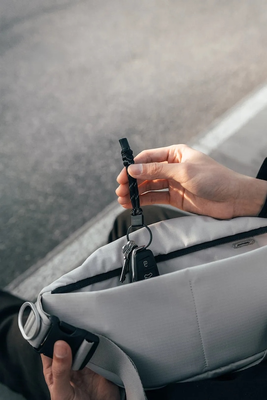 Orbitkey brelok z tworzywa sztucznego 13,5 x 3,2 x 1,1 cm czarny PUL1.BLK.111