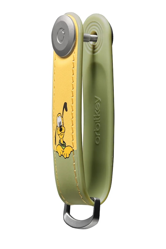 Orbitkey organizer na klucze ze skóry naturalnej 8,8 x 2 x 2 cm multicolor KHL3.PLT.509