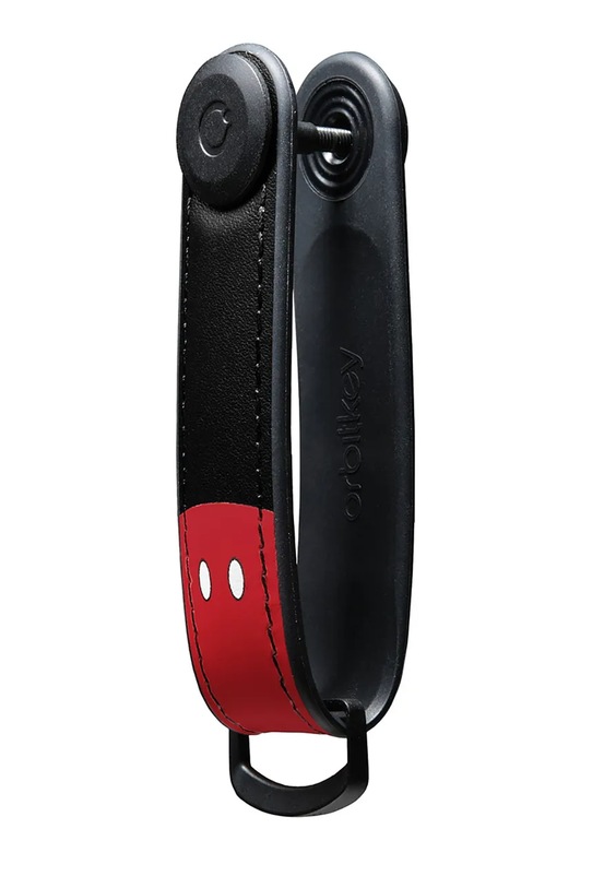 Orbitkey organizer na klucze ze skóry naturalnej 8,8 x 2 x 2 cm multicolor KHL3.MKM.509