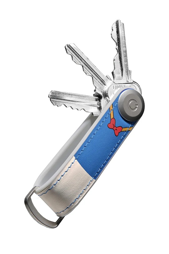 Orbitkey organizer na klucze ze skóry naturalnej 8,8 x 2 x 2 cm multicolor KHL3.DDK.509