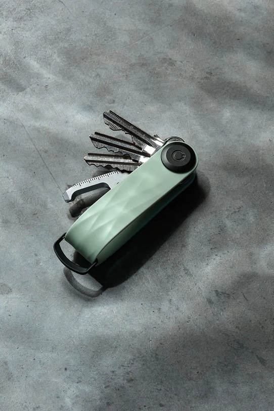 Orbitkey organizer na klucze z tworzywa sztucznego 8,5 x 2,2 x 2 cm KAT3.MST.103 zielony