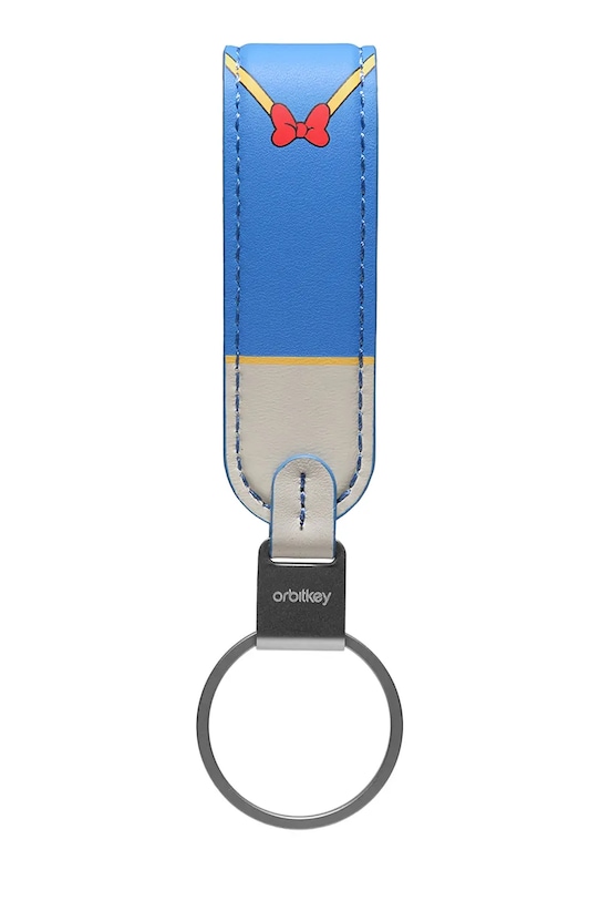 Orbitkey brelok ze skóry naturalnej 3,5 x 1,6 x 11,8 cm ELK1.DDK.509 multicolor AA00