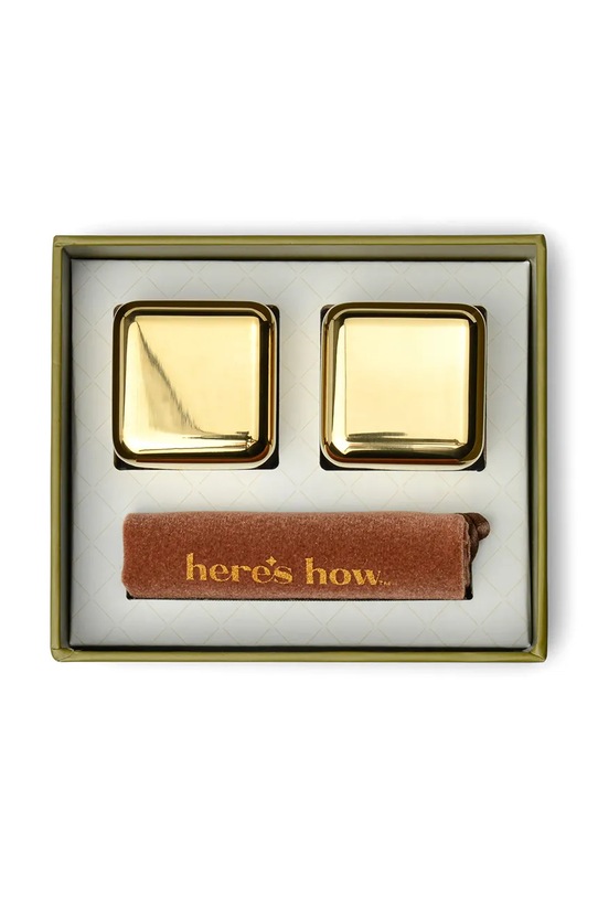 Bucătărie și bar Here's How cuburi de gheață reutilizabile The Jupiter 2-pack HHC112EU galben