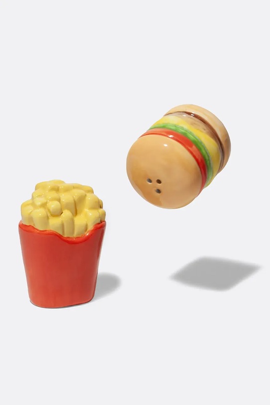 DOIY solniță și piperniță Fast food, Fries & Burger DYSPEFFFB multicolor AA00