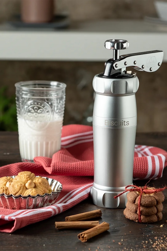 Πρέσα για μπισκότα Marcato Cookie Press BI.DES.ARG γκρί AA00