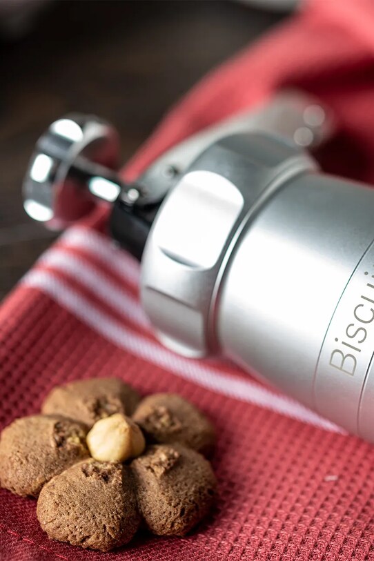 Кухня та бар Прес для печива Marcato Cookie Press BI.DES.ARG сірий