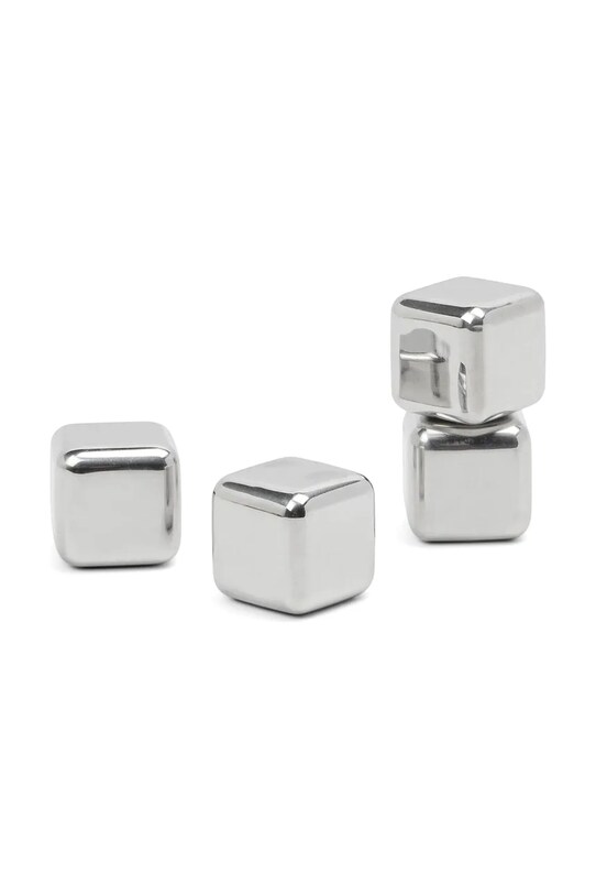 Here's How újrafelhasználható jégkockák The Ruby Cocktail Chillers in Silver 4 db szürke HHC111EU