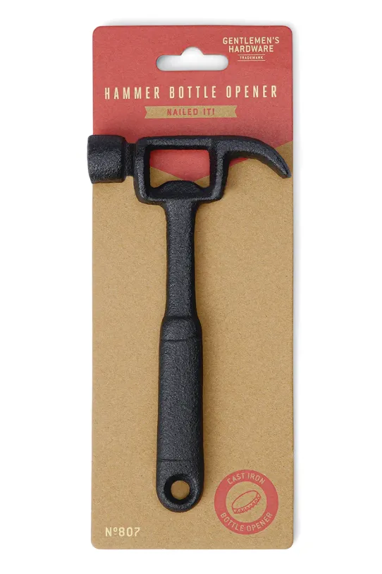 Otvírák na lahve Gentlemen's Hardware Hammer Bottle Opener GEN807UK černá AA00