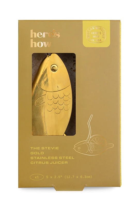 Here's How wyciskacz do cytrusów The Stevie Fish HHC138UK żółty