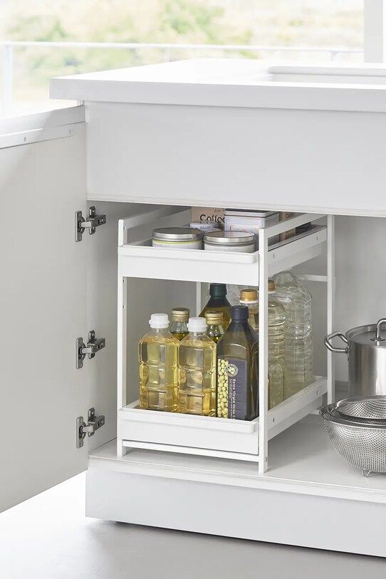 Yamazaki organizer pod zlew Tower 2 1460. biały AA00