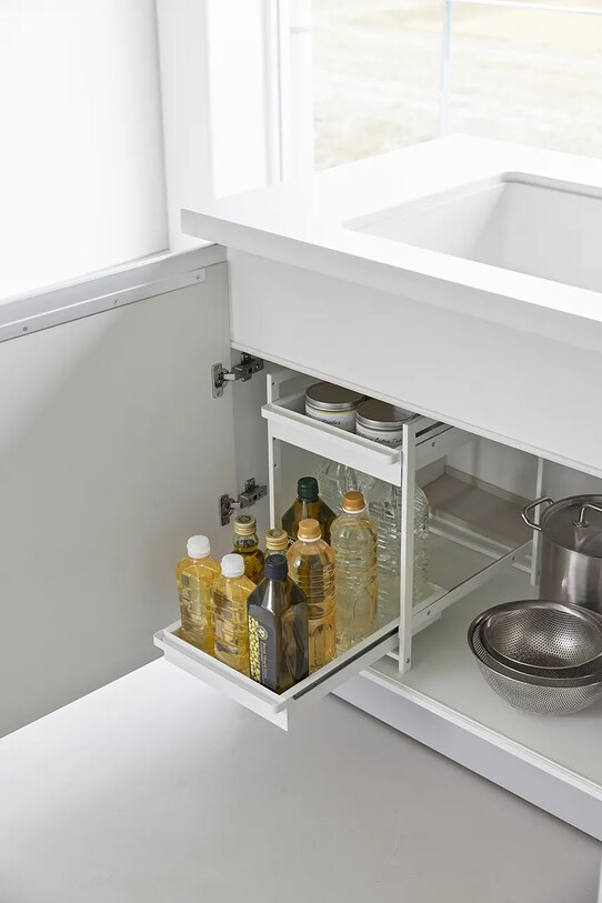 Kuchnia i bar Yamazaki organizer pod zlew Tower 2 1460. biały