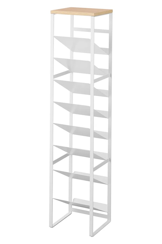 Стійка для пляшок зі стільницею Yamazaki Tower 8 білий 1491
