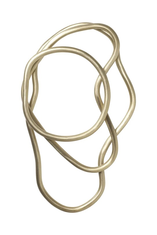 ferm LIVING podstawka pod gorące naczynia Pond Trivets 3-pack 100065501 żółty AA00