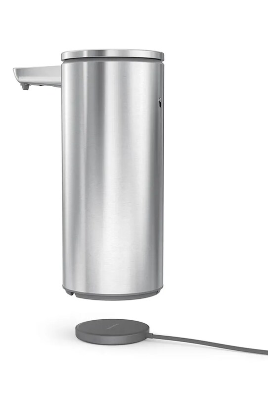 Simplehuman dozownik bezdotykowy z pojemnikiem na gąbkę Sensor Pump 414 ml szary ST1077