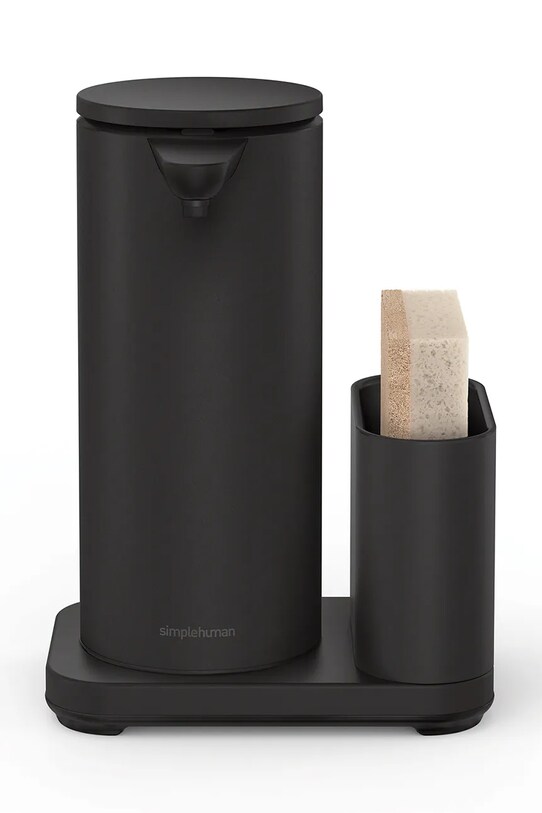 Бесконтактный дозатор с контейнером для губки Simplehuman 414 ml чёрный ST1079