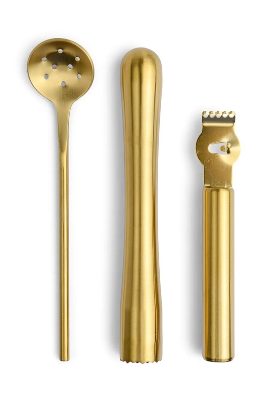 Here's How set de barman The Bertie 20 cm galben HHC134UK