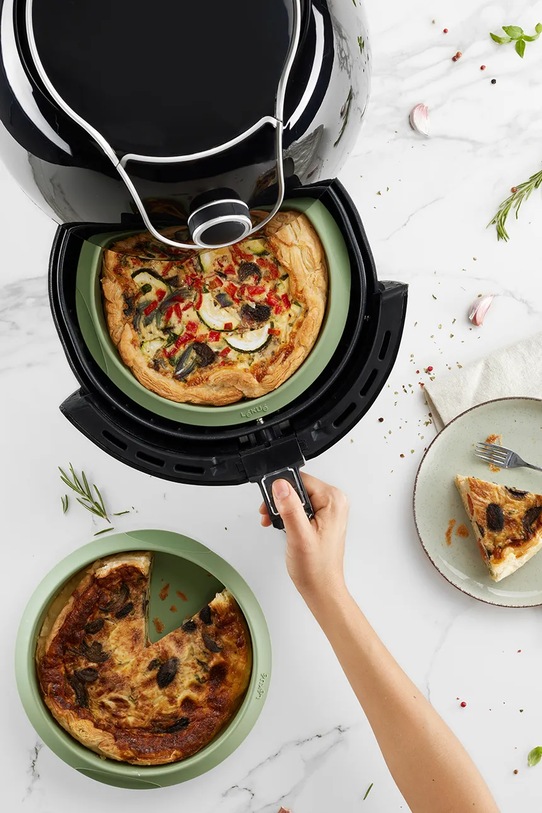 Kuchnia i bar Lekue zestaw akcesoriów kuchennych Air fryer Essential Kit 3-pack 887185 zielony