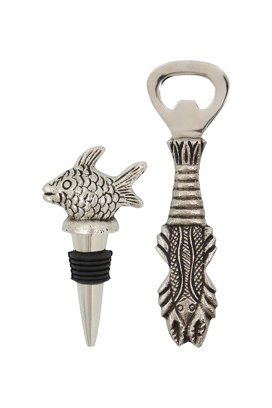 House Doctor korek do wina i otwieracz do piwa HDFish 11 cm szary 267620011