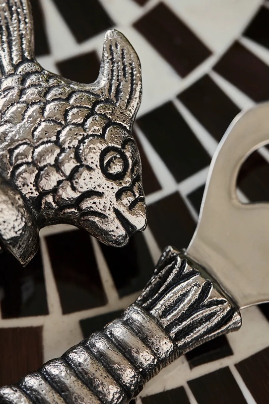 Bucătărie și bar House Doctor dop de vin și deschizător de bere HDFish 11 cm 267620011 gri