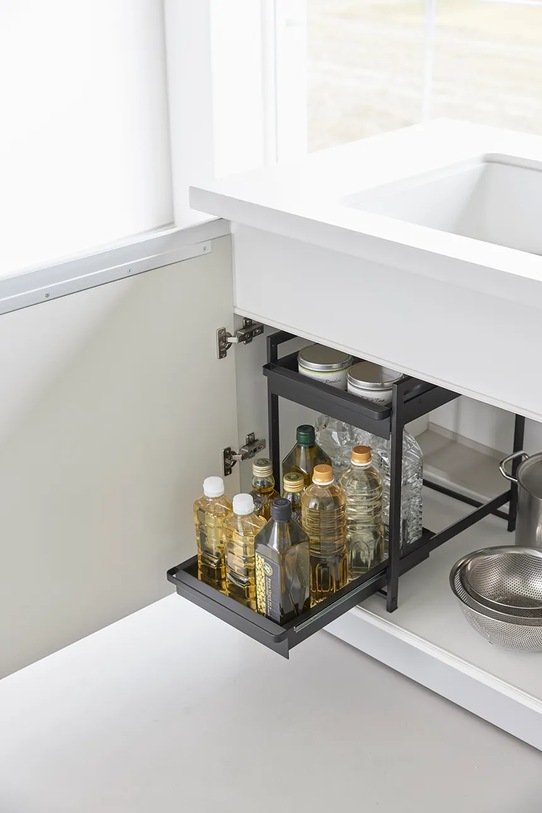 Yamazaki organizer do szafki kuchennej 1461 czarny AA00