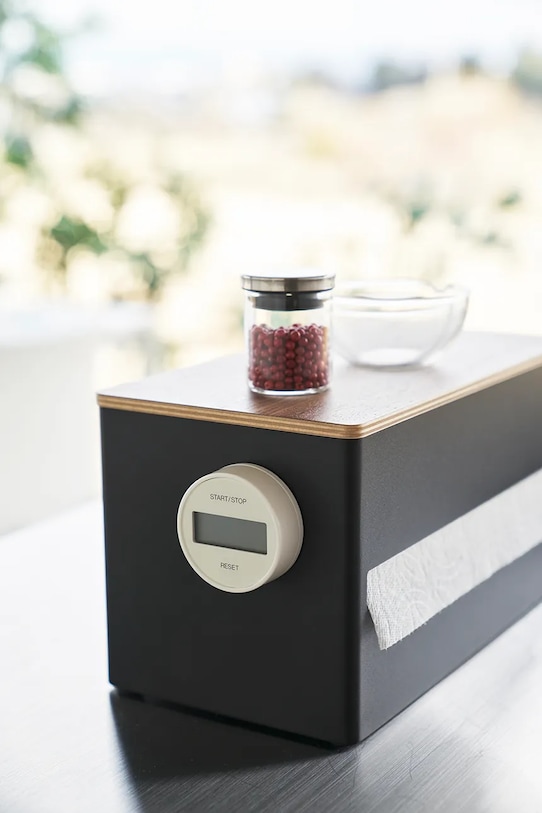 Yamazaki uchwyt na ręcznik kuchenny 1644 czarny AA00