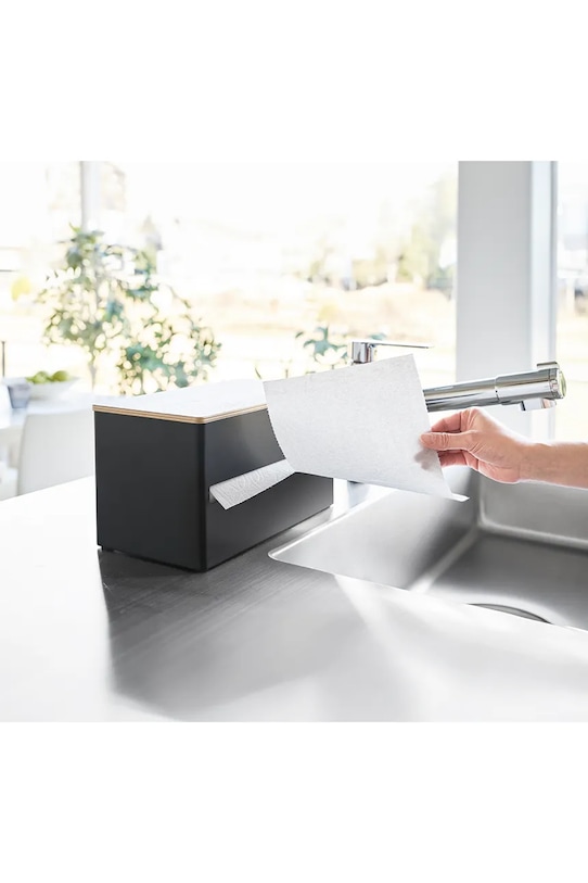 Yamazaki uchwyt na ręcznik kuchenny czarny 1644