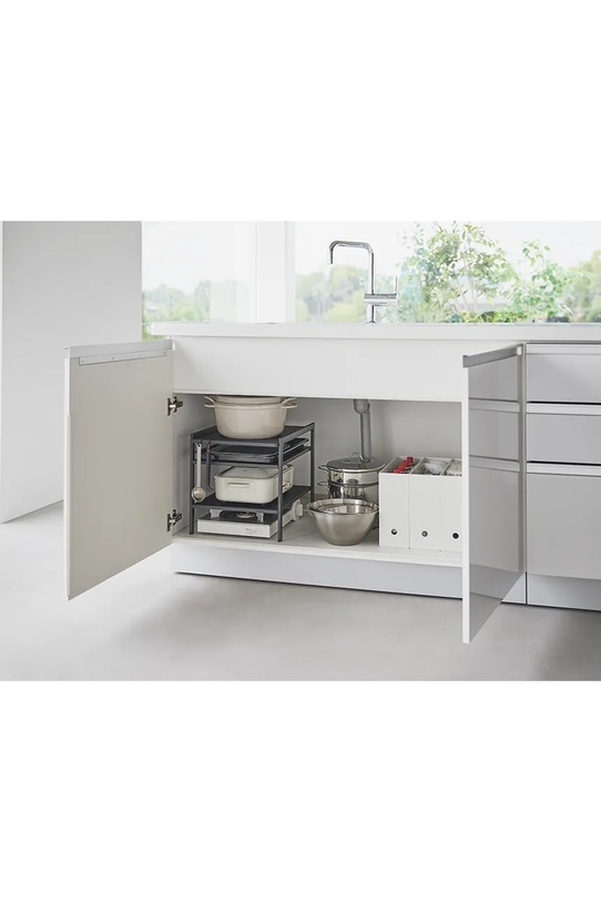 Yamazaki organizer pod zlew Tower 33 x 41,5 x 34,5 cm 2012. czarny