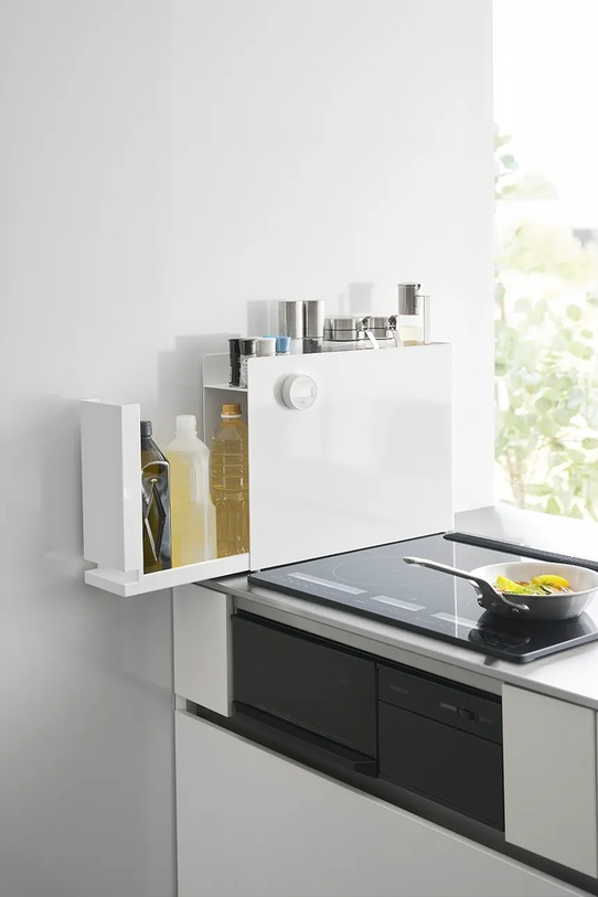 Kuchnia i bar Yamazaki szafka na przyprawy Tower 12,5 x 50-93 x 36,7 cm 6003. biały