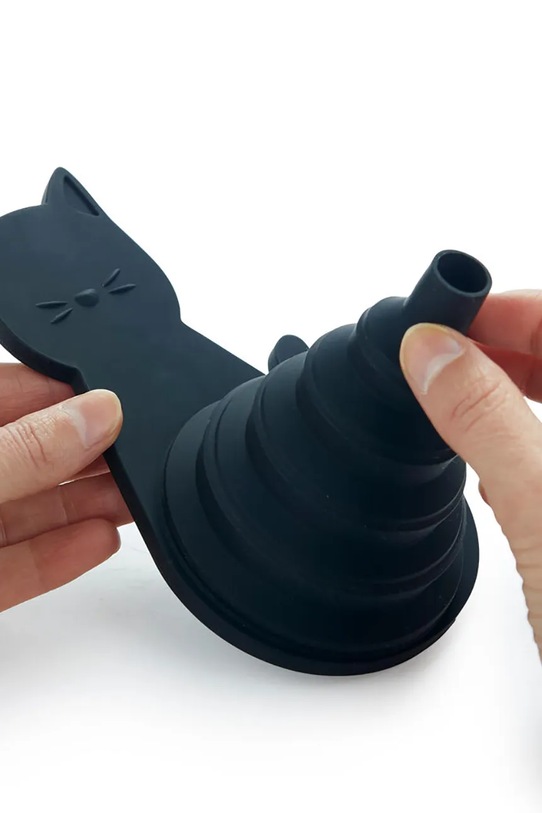 Balvi lejek składany Meow 16 x 8,2 x 2,8 cm czarny 28173