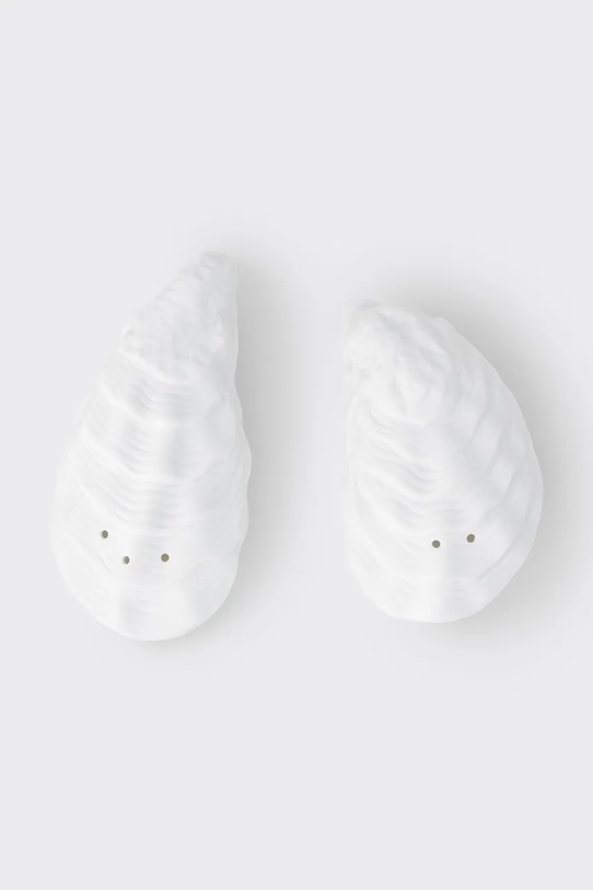 Raeder solniczka i pieprzniczka Oysters 9,5 x 4,5 cm biały C17563
