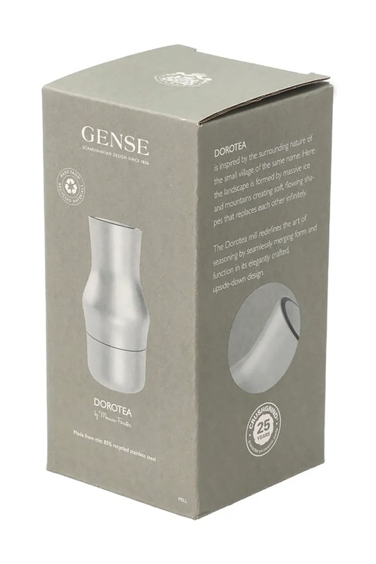 Gense młynek ręczny Dorotea 14 x 7,3 cm 35732 szary AA00