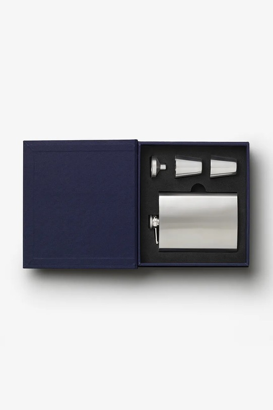 Printworks zestaw akcesoriów do alkoholu Hip Flask 19,5 x 18 cm 4 elementy PW00774 granatowy AA00