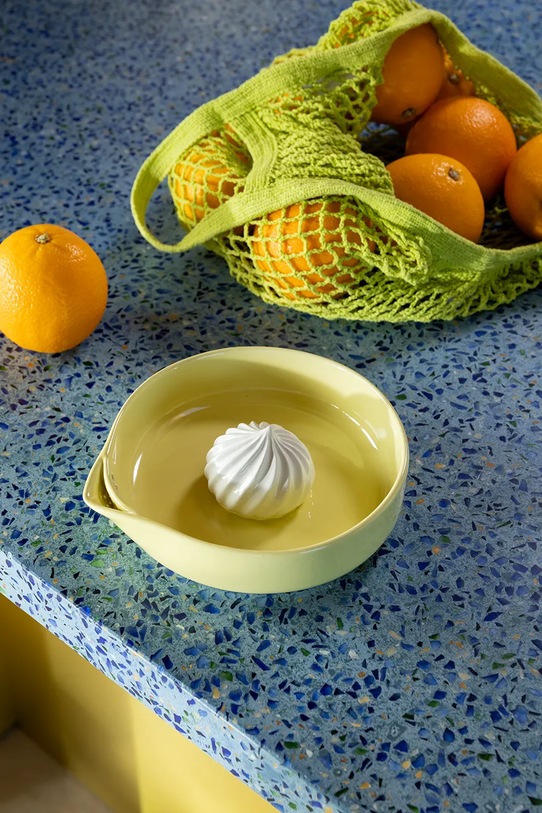 Kuchnia i bar &k Amsterdam wyciskarka do cytrusów z kamionki 18 x 16 x 5 cm 2843.05 żółty