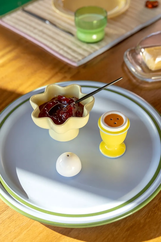 Kuchnia i bar &K Amsterdam solniczka i pieprzniczka z kamionki 10 cm 1799.33 żółty