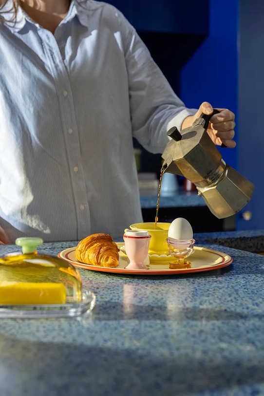 Kuchnia i bar &k Amsterdam solniczka i pieprzniczka z kamionki 10 cm 1799.32 różowy