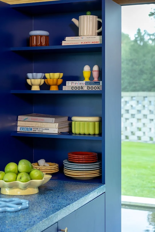 &k Amsterdam podkładka pod gorące naczynia z kamionki 19 x 19 cm 1475.11 niebieski