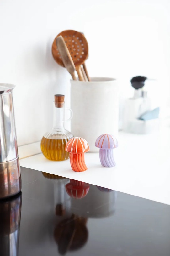 DOIY solniczka i pieprzniczka z ceramiki multicolor DYSPODJF