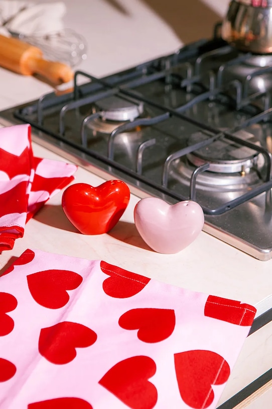 Kuchnia i bar DOIY solniczka i pieprzniczka z ceramiki DYSPELOV różowy