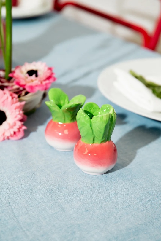 Kuchnia i bar DOIY solniczka i pieprzniczka z ceramiki DYSPRDSH multicolor