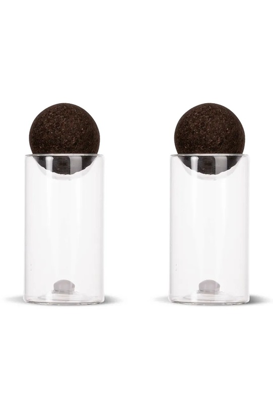 Sagaform solniczka i pieprzniczka ze szkła borokrzemianowego 4,5 x 11,5 cm transparentny 5018327