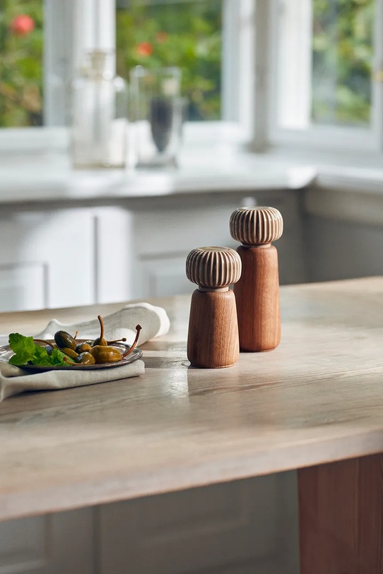 Kähler młynek do soli lub pieprzu z drewna dębowego 18 cm 693011 beżowy