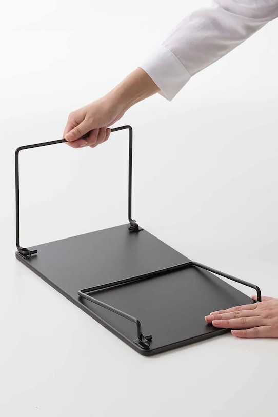 Oceľová kuchynská polica Yamazaki 40,9 x 24 x 19 cm 1368. čierna AA00