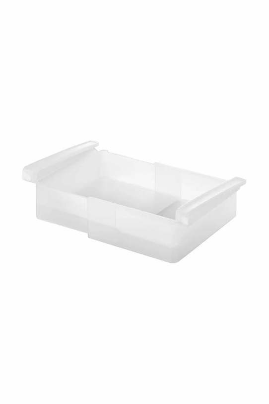 Plastový podnos pod poličku Yamazaki 18,3-26,7 x 17,6 x 7,6 cm biela 10213