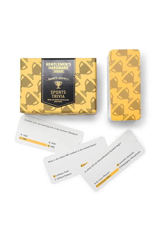 Гра - вікторина Gentlemen's Hardware Sports Trivia GEN734UK барвистий AA00