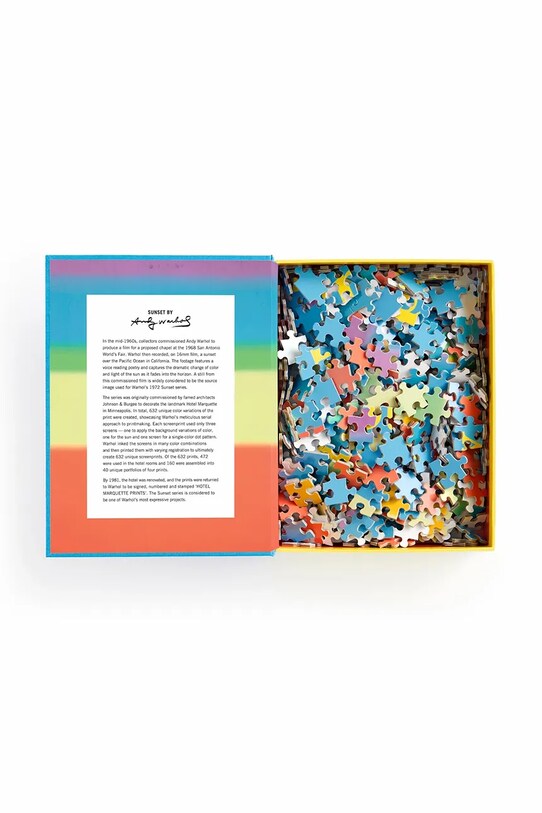Lifestyle Galison puzzle Andy Warhol Sunset 500 elementów 77905 multicolor